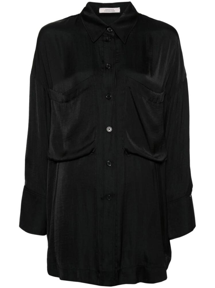 Dorothee Schumacher Fantasy satin shirt - Black Cover