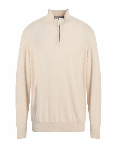 Hackett Man Turtleneck Beige Merino Wool, Viscose, Polyamide, Cashmere Cover