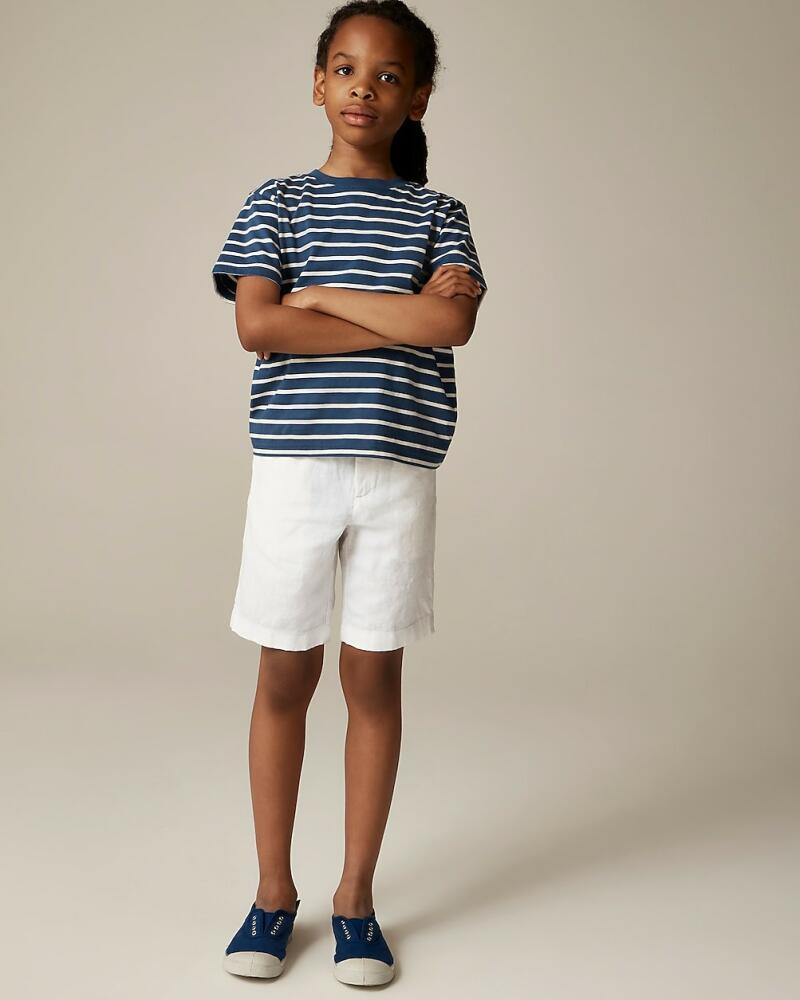 J.Crew Boys' Bleecker pleated short in linen Cover