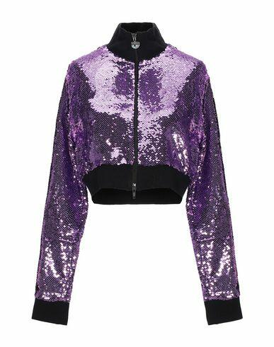 Chiara Ferragni Woman Jacket Purple Polyester, Polyethylene Cover