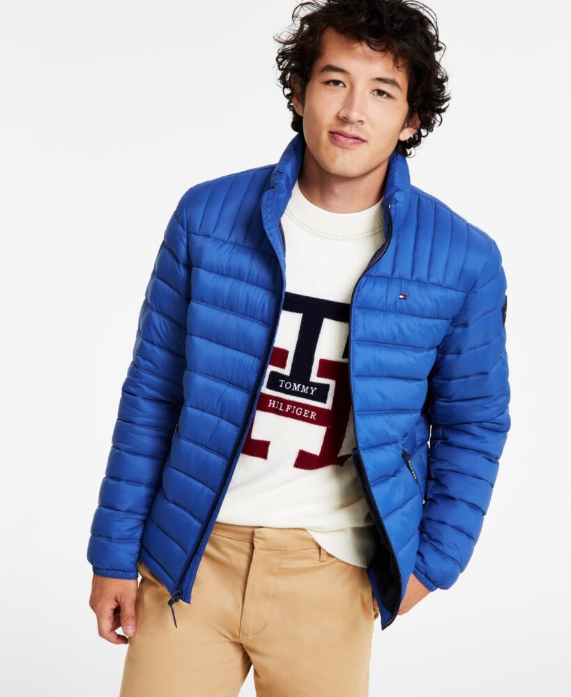 Tommy Hilfiger Men's Packable Quilted Puffer Jacket - New Royal Cover