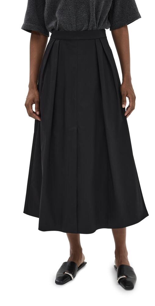 Róhe Wide Poplin Skirt Noir Cover