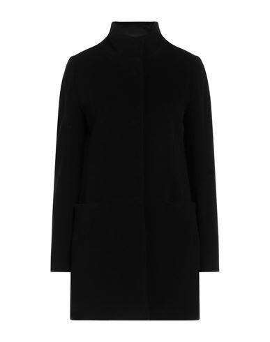 Cinzia Rocca Woman Coat Black Wool, Polyamide, Cashmere Cover