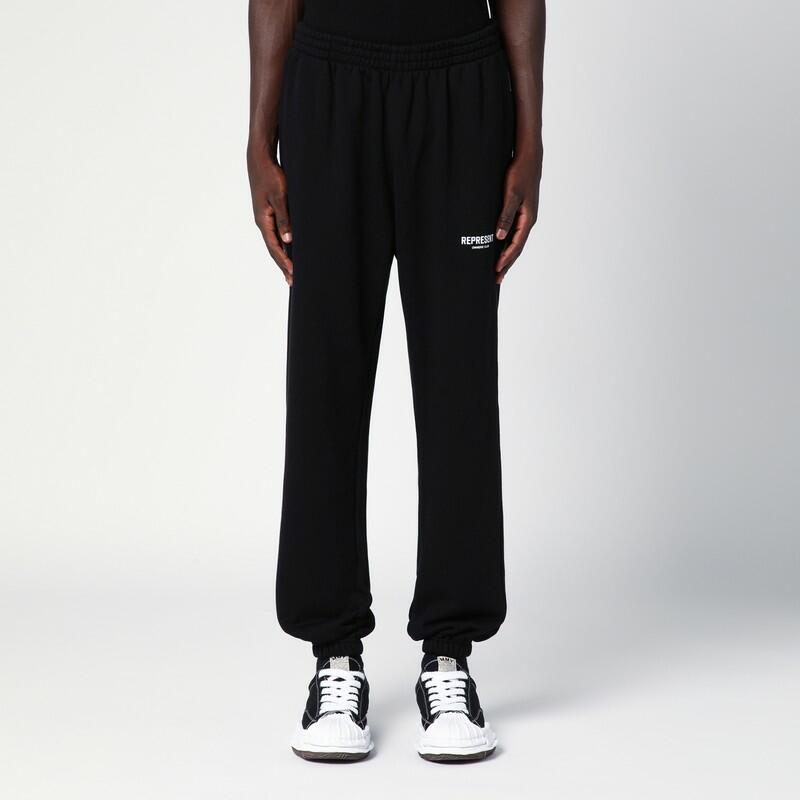 Represent Black cotton jogging trousers Cover