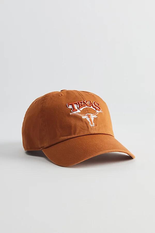 '47 Brand NCAA Texas Longhorns Clean Up Hat in Dark Orange Cover