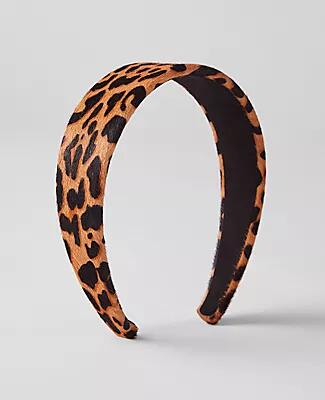 Ann Taylor Animal Print Wide Headband Cover