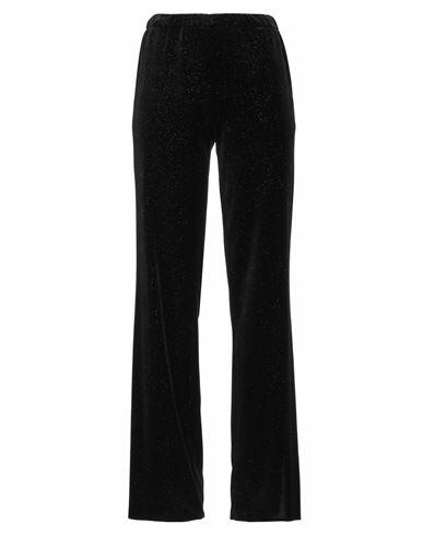 Rue Du Bac Woman Pants Black Polyester, Elastane Cover