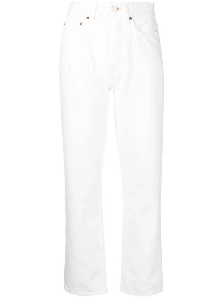 Won Hundred cropped straight-leg jeans - White Cover