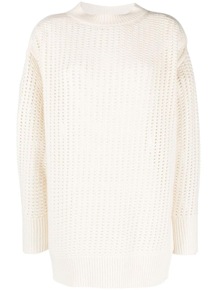 SA SU PHI open-knit cashmere jumper - Neutrals Cover