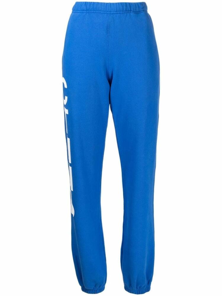 Heron Preston logo-print track pants - Blue Cover