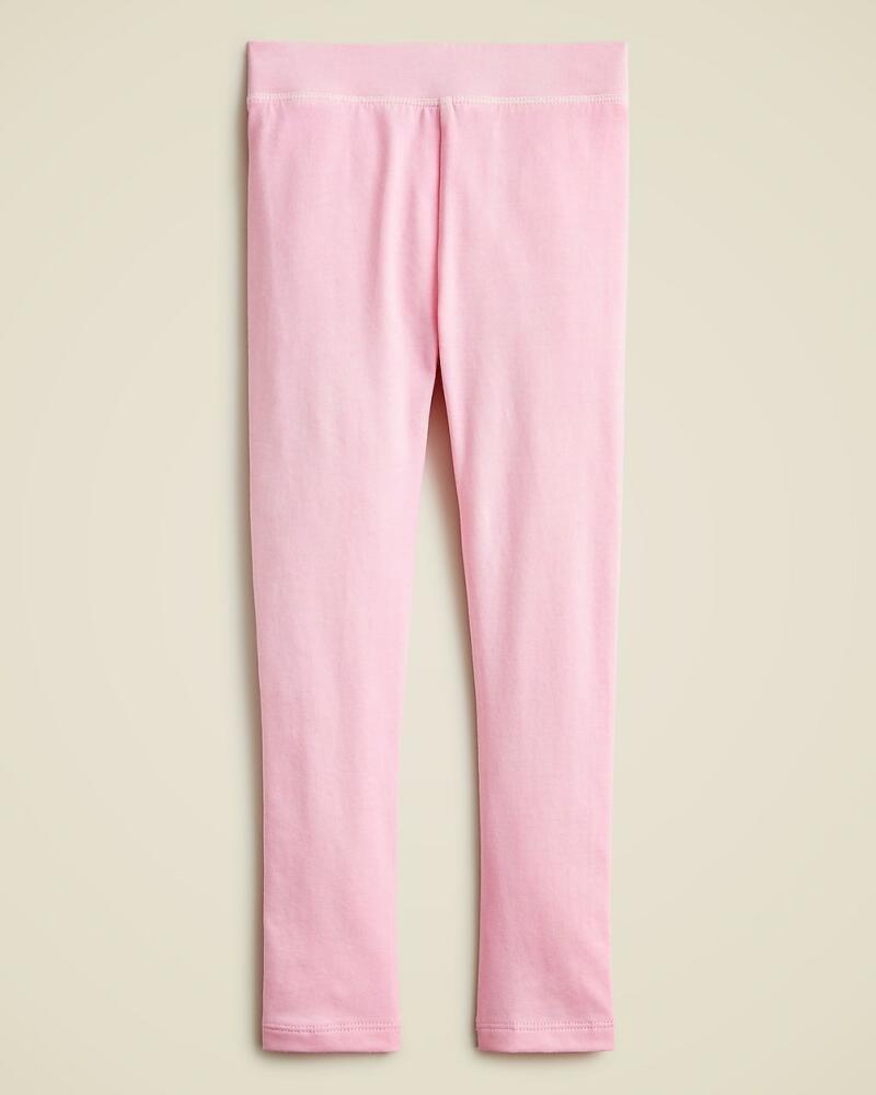 J.Crew Girls' garment-dyed everyday leggings Cover