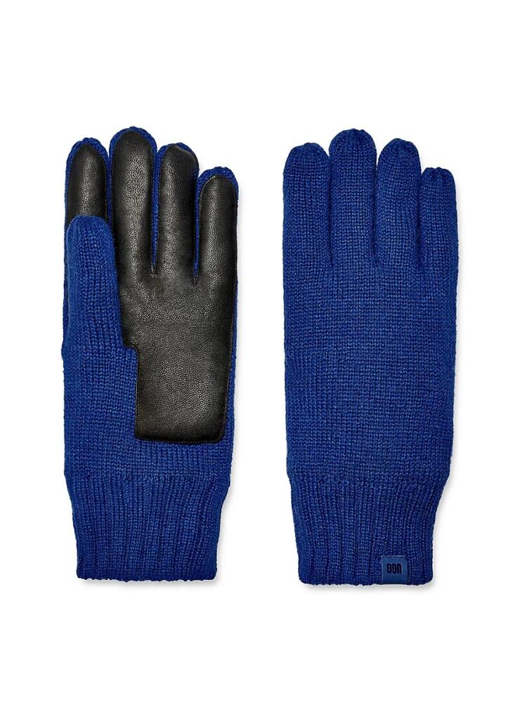 UGG Men's Knit Wool Blend Gloves - Night Sky Cover