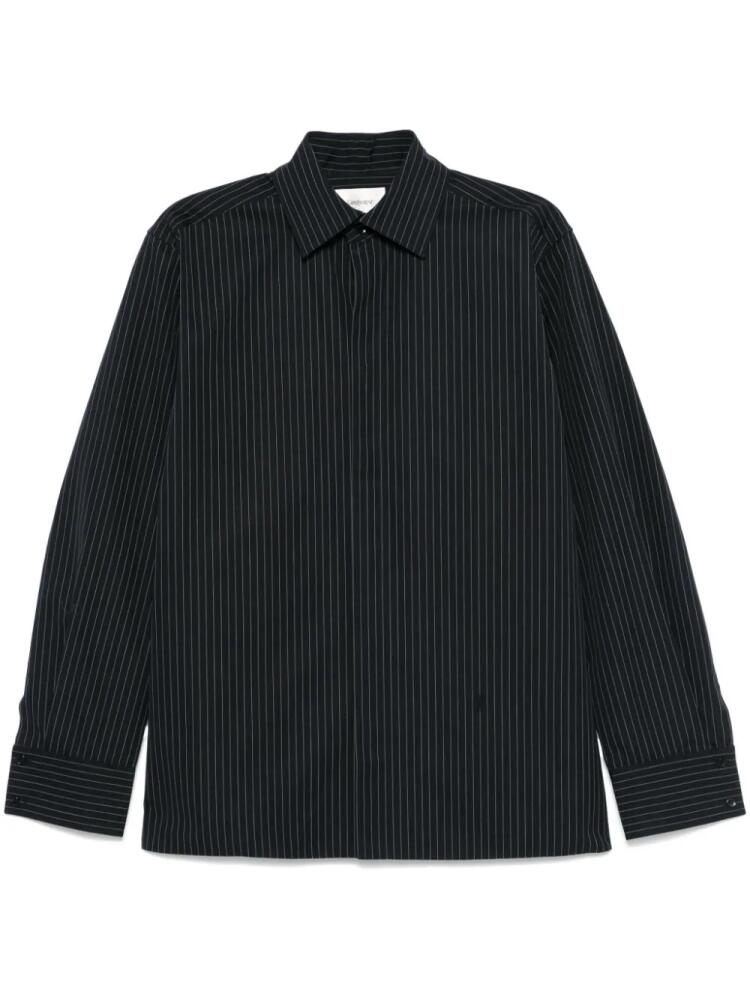 Saint Laurent Cassandre striped shirt - Black Cover