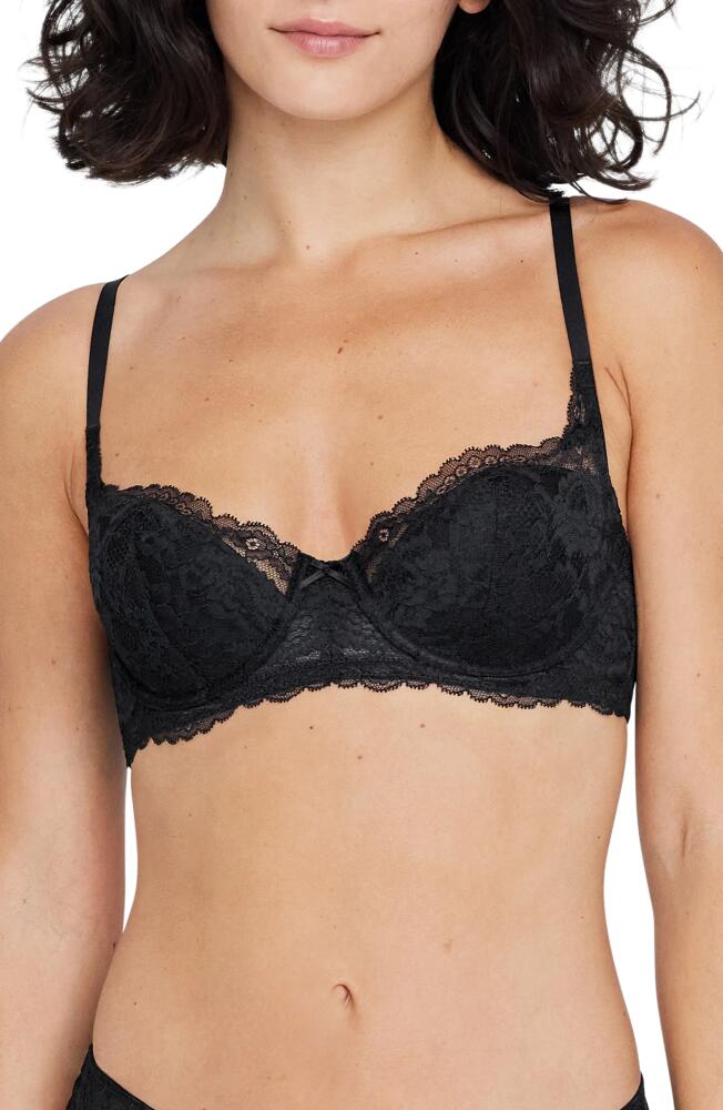 Skarlett Blue Minx Underwire Balconette T-Shirt Bra in Black Cover