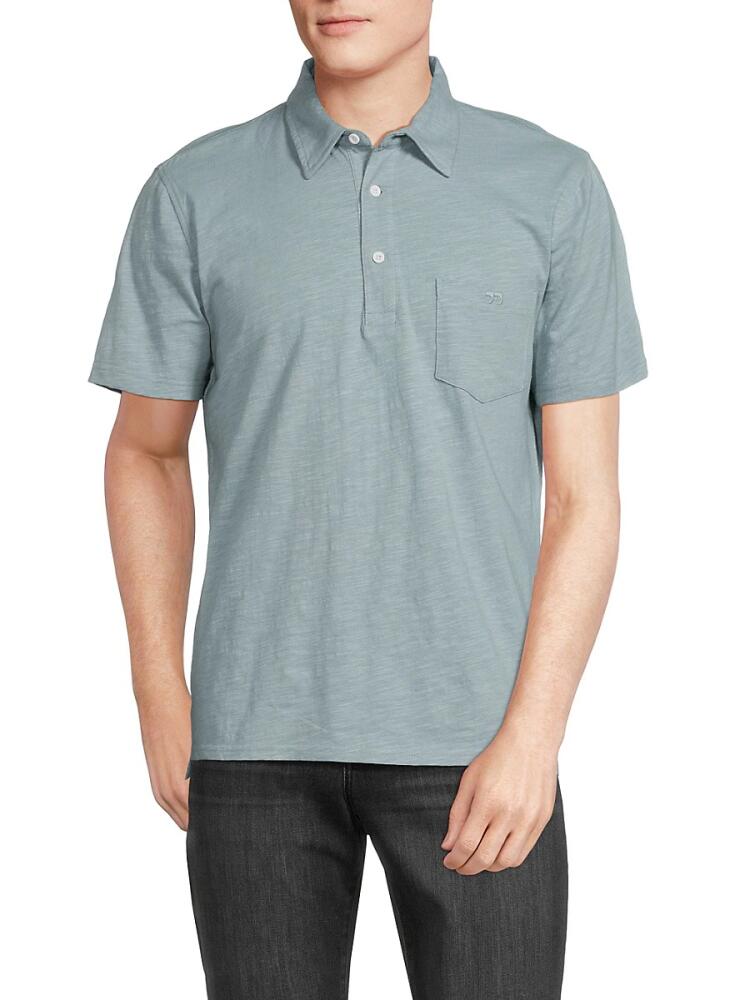 Joe's Jeans Men's Breth Heathered Polo - Faded Blue Cover