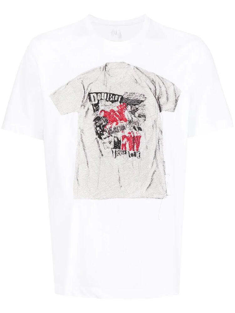 Doublet graphic-print cotton T-shirt - White Cover