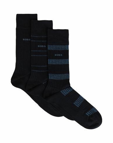 Boss Man Socks & Hosiery Midnight blue Cotton, Polyamide, Elastane Cover