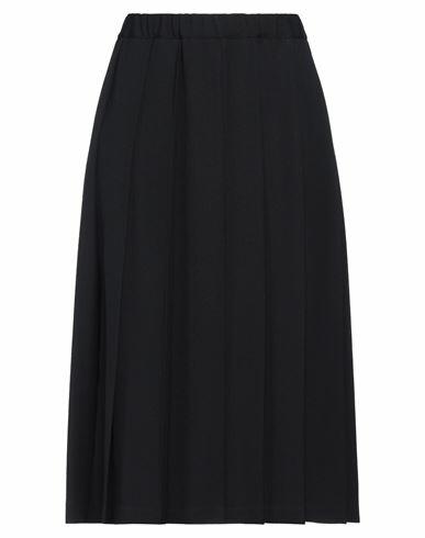 Comme Des Garçons Woman Midi skirt Midnight blue Wool Cover