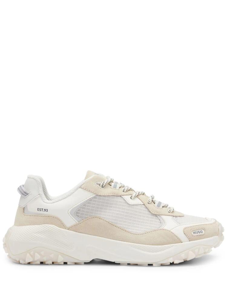 HUGO panelled low-top sneakers - Neutrals Cover