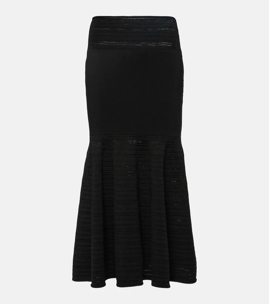 Victoria Beckham Jersey midi skirt Cover