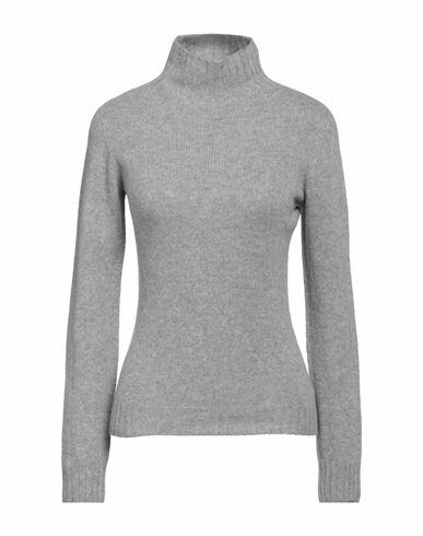 Aragona Woman Turtleneck Light grey Wool, Cashmere Cover