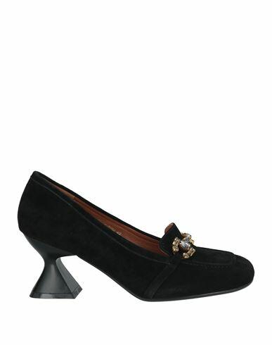 Emanuélle Vee Woman Loafers Black Leather Cover