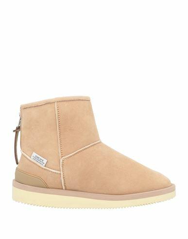 Suicoke Woman Ankle boots Sand Leather Cover