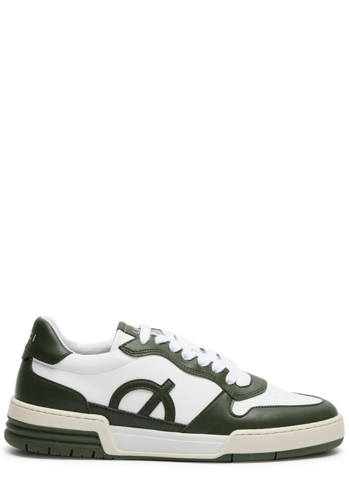 L⌀CI Atom Panelled Faux Leather Sneakers - White Cover