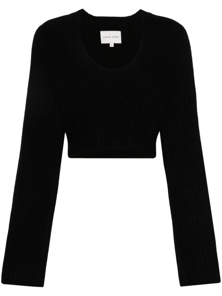 Loulou Studio Chante cashmere jumper - Black Cover