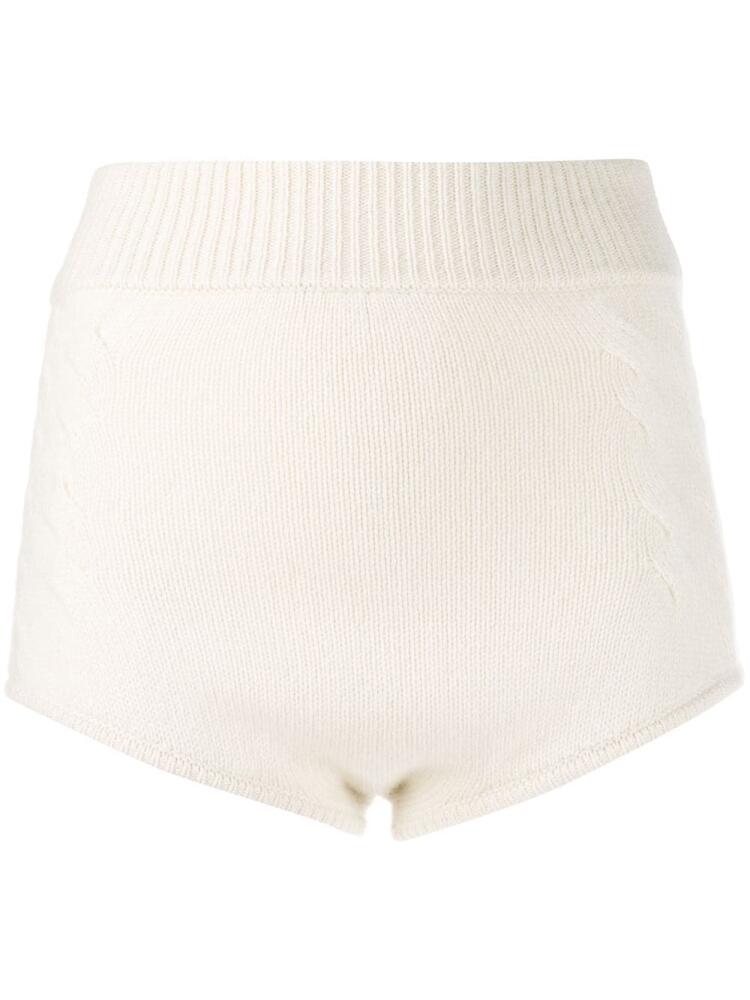 Cashmere In Love knit Mimie shorts - White Cover