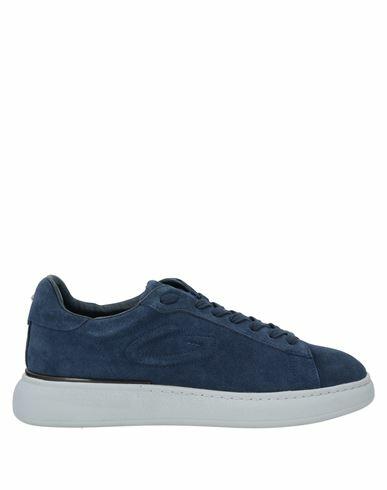 Alberto Guardiani Man Sneakers Midnight blue Soft Leather Cover