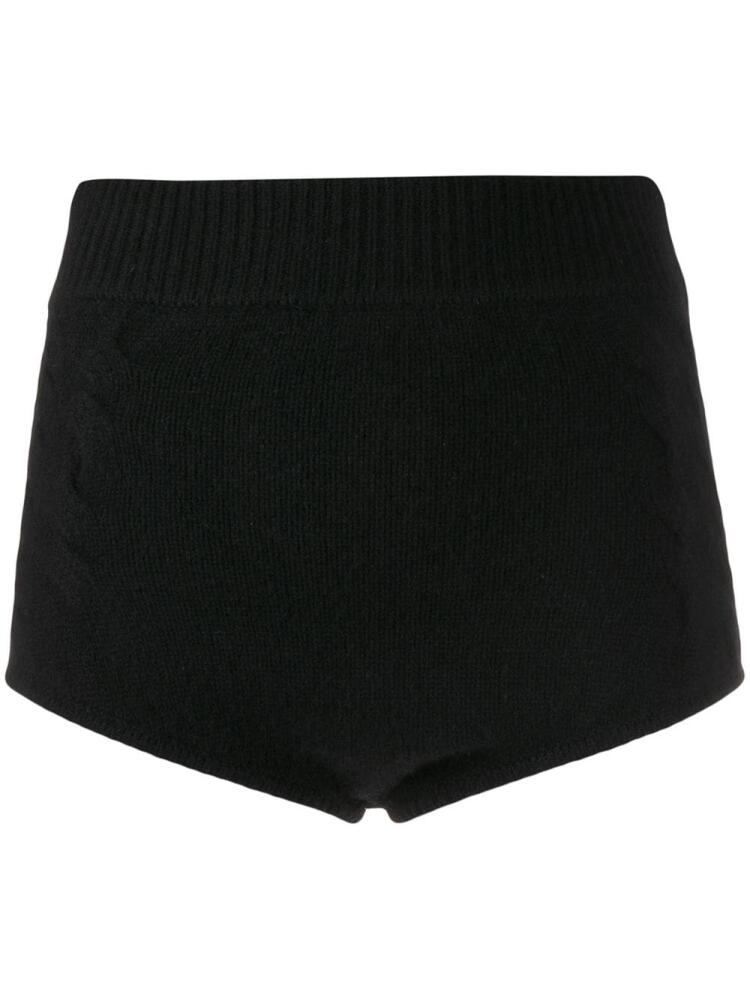 Cashmere In Love Mimie knitted knicker shorts - Black Cover