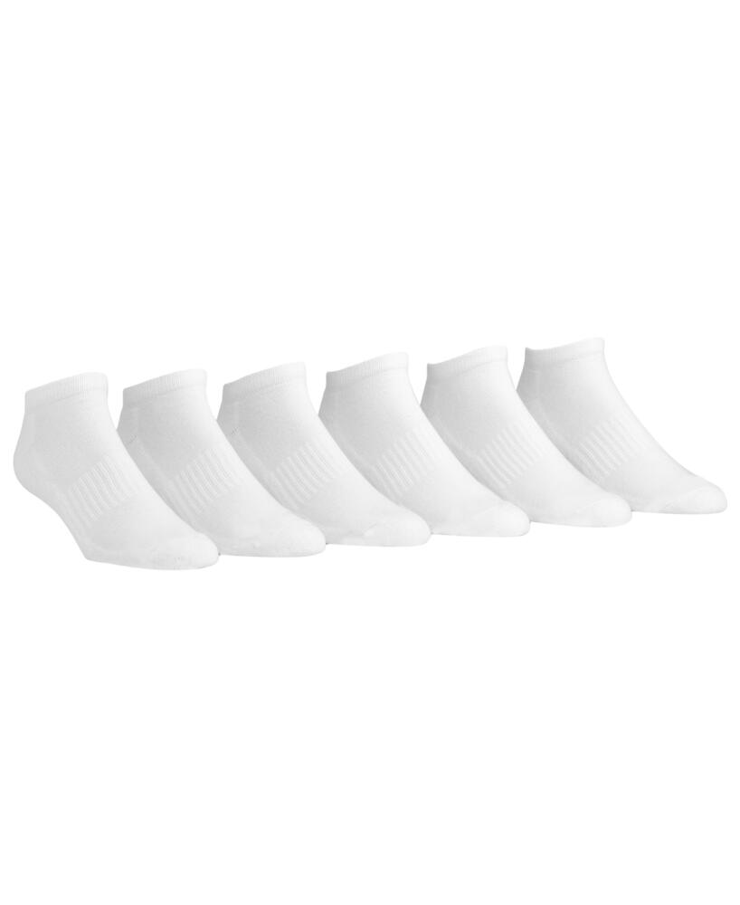 Tommy Hilfiger Men's Socks, Sports Liner 6 Pack - White Cover