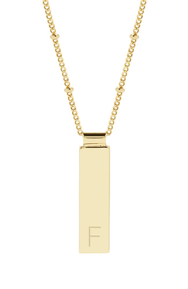 Brook and York Maisie Initial Pendant Necklace in Gold F Cover