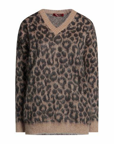 Max Mara Studio Woman Sweater Camel Polyamide, Mohair wool, Wool Cover