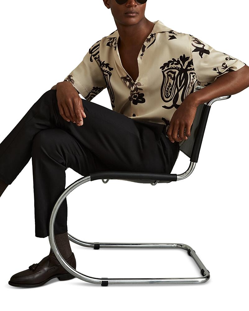 Reiss Babylon Printed Camp Shirt Cover