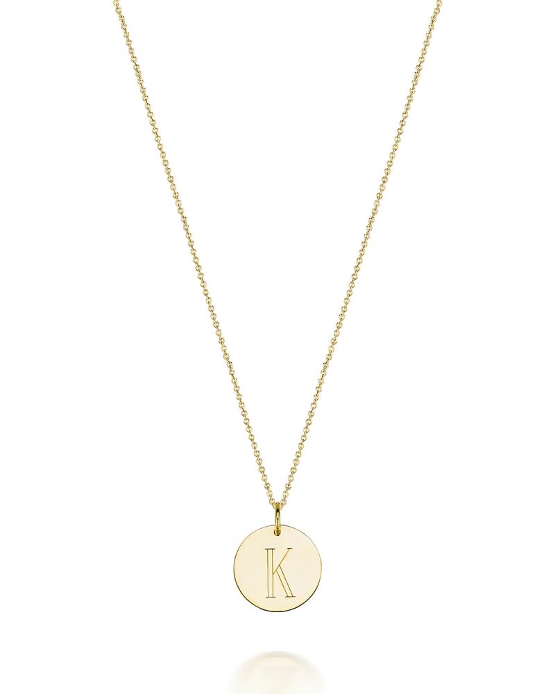 Sarah Chloe Lia 14K Gold Initial Pendant Necklace Cover