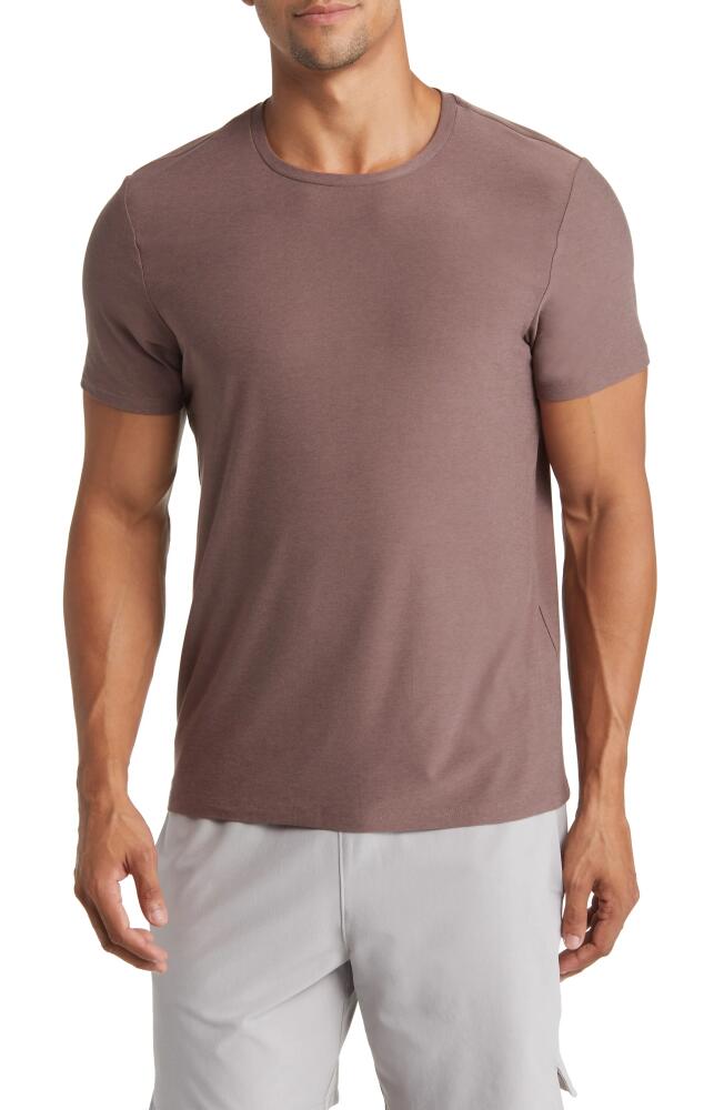 Beyond Yoga Featherweight Always Beyond Performance T-Shirt in Truffle Heather Cover