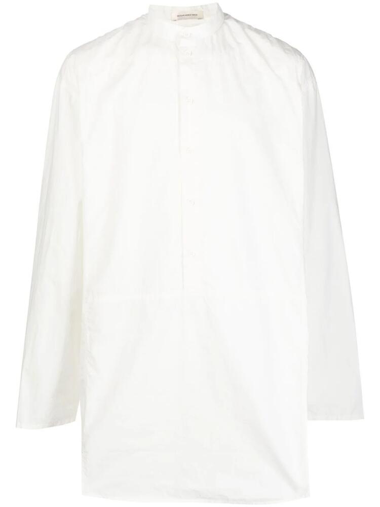 Nicolas Andreas Taralis button-down cotton shirt - White Cover