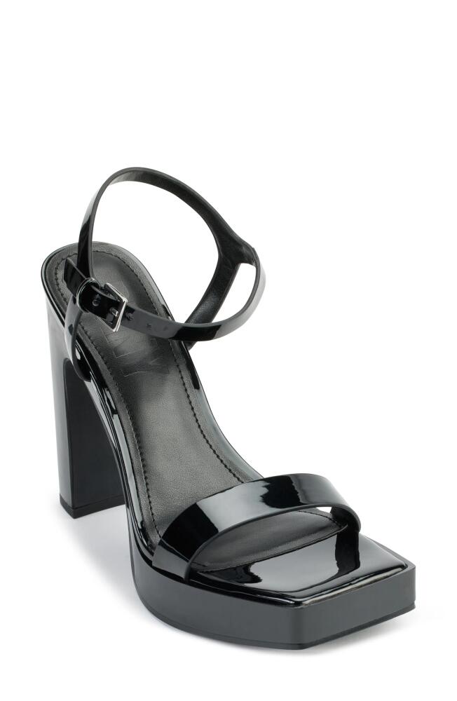 DKNY Maiden Ankle Strap Platform Sandal in Black Cover