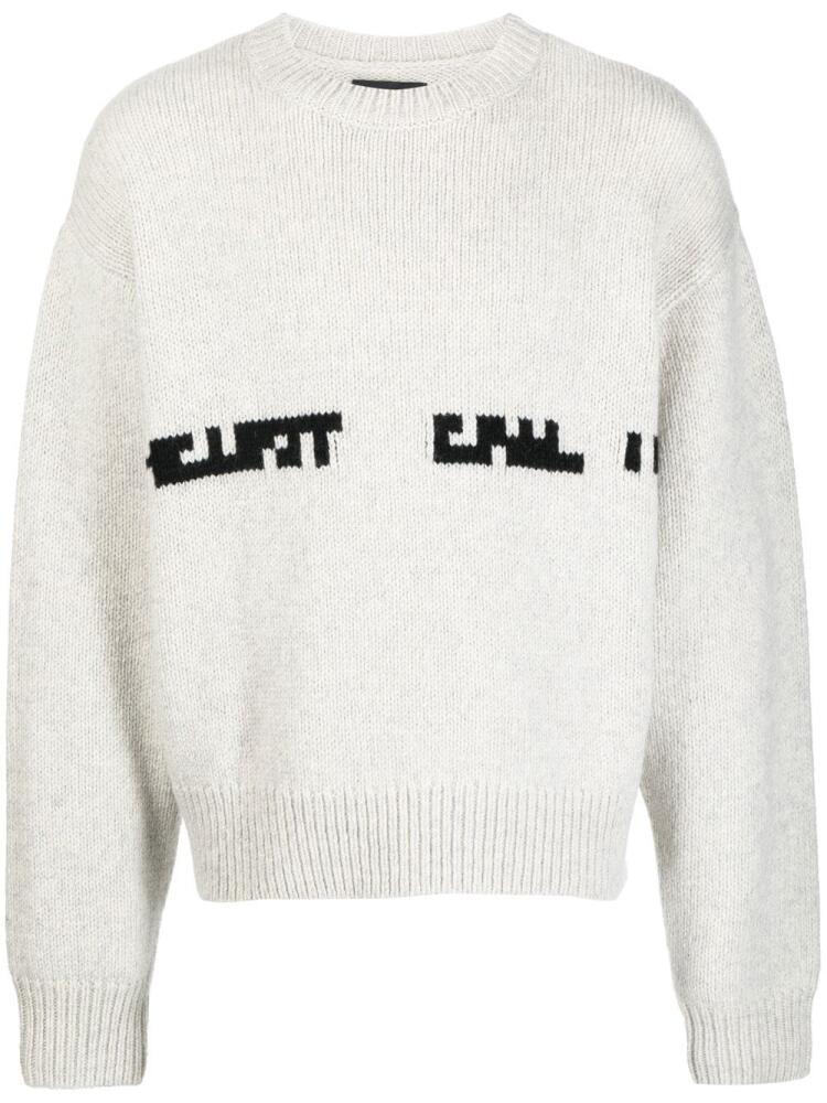 HELIOT EMIL knitted crew-neck jumper - Grey Cover