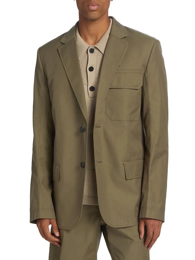 Helmut Lang Men's Utility Cargo Blazer - Juniper Cover