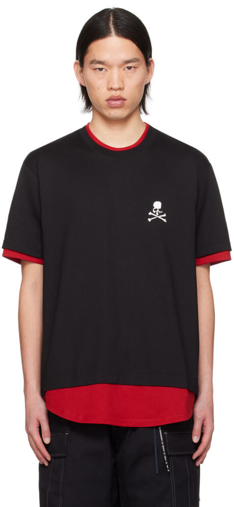 mastermind JAPAN Black & Red Layered T-Shirt Cover