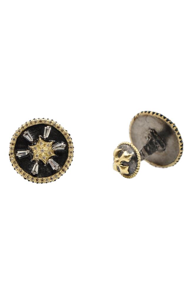 Armenta Romero Crivelli Star Cuff Links in Black/gold Cover