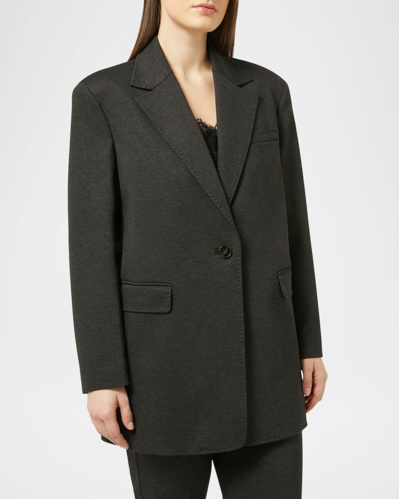 Marina Rinaldi Plus Size Meandro Single-Button Blazer Cover