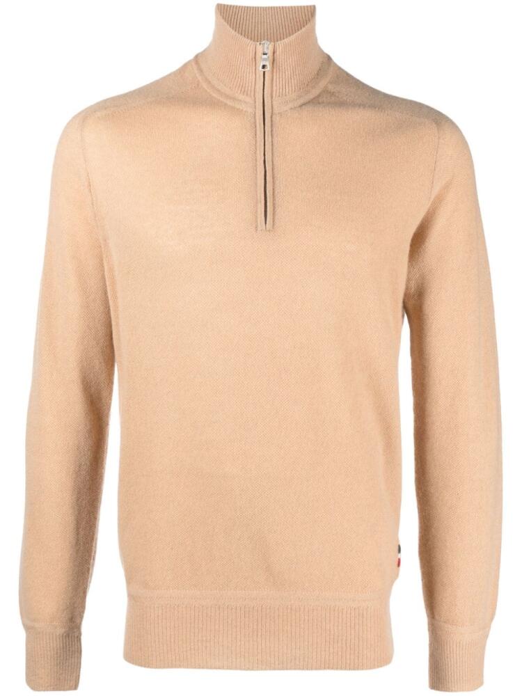 Orlebar Brown Lennard zip-up cashmere jumper - Neutrals Cover