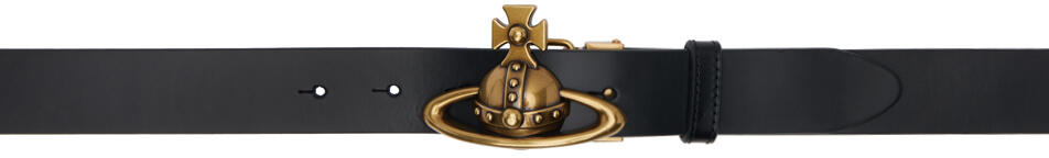 Vivienne Westwood Black Orb Buckle Belt Cover