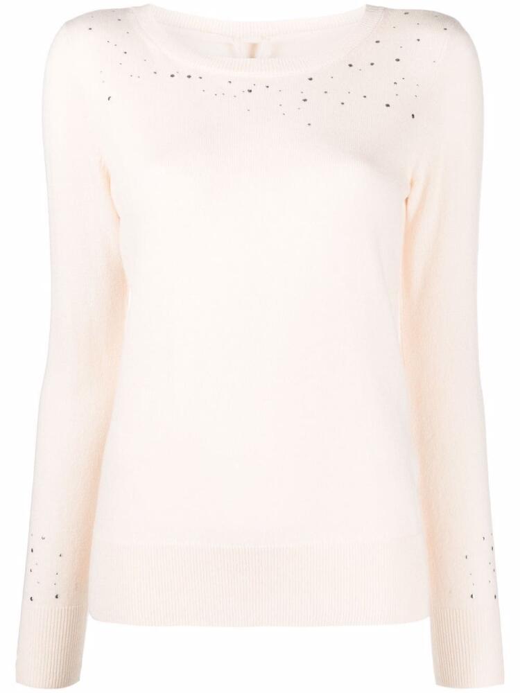 Max & Moi stud-embellished jumper - Neutrals Cover