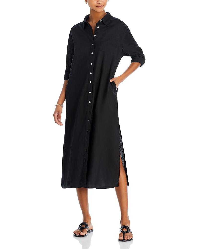 Echo Solana Maxi Shirt Dress Swim Cover-Up Cover