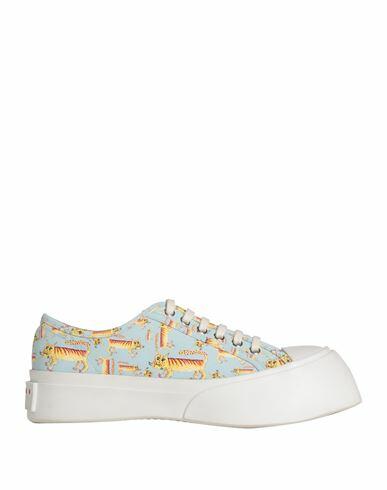 Marni Woman Sneakers Sky blue Textile fibers Cover